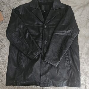 Knightsbridge Leather Jacket Vintage Worn Condition